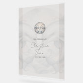 Custom Dolphin Theme Wedding Sign Acrylschild (Winkel)