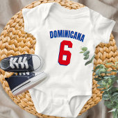 Custom Dominicana World Baseball Classic Dominican Baby Strampler