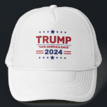 Custom Donald Trump 2024 Amerika zurück bringen Truckerkappe<br><div class="desc">Machen Sie eine Erklärung mit einem Custom Donald Trump 2024 Nehmen Amerika zurück Trucker Hat. Dieser Hut ist mit dem kühnen Slogan "Take America Back" in patriotischen Farben ausgestattet und eignet sich hervorragend für die Unterstützung der Kampagne 2024. Der LKWer ist mit einem komfortablen Meshrücken und verstellbarem Schnappverschluss ausgestattet und...</div>