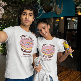 Custom Donut Dash Team T-Shirt