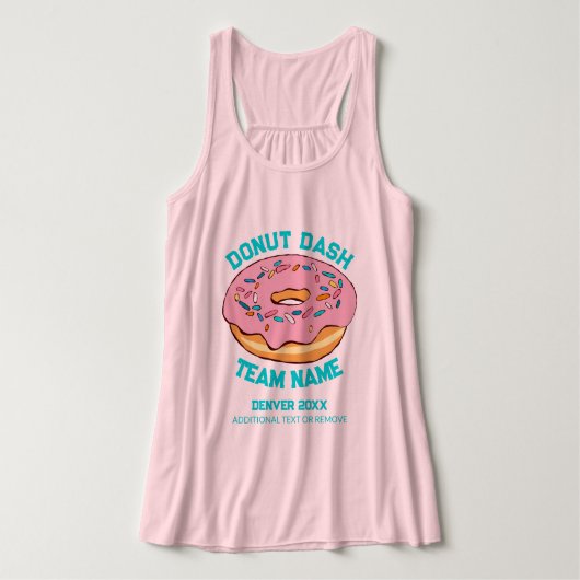 Custom Donut Dash Team Tank Top (Design Vorderseite)