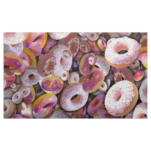 Custom Donut Shop Fabric by Yard - Whimsical Stoff (Yard (91,4 cm))