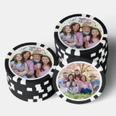 Custom Double Sided Two Photo Pokerchips (Stapel)