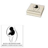 Custom Doula & Birth Coach Professional Logo Gummistempel (Stempel)
