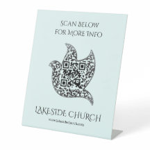 Custom Dove Sign Church | QR-Code