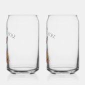 Custom Down Down Rabbit Hole Blue Bunny Dosenglas (Links)