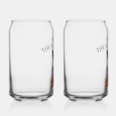 Custom Down Down Rabbit Hole Blue Bunny Dosenglas (Rechts)