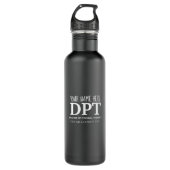 Custom DPT, Physiotherapeut Edelstahlflasche (Vorderseite)