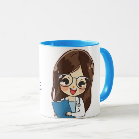 Custom Dr. (Ihr Name) PhD-Abschluss-Kaffee Tasse (VorderseiteRechts)