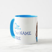 Custom Dr. (Ihr Name) PhD-Abschluss-Kaffee Tasse (Vorderseite Links)