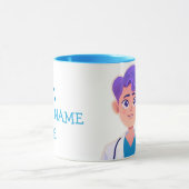 Custom Dr.  (Ihr Name) PhD-Abschluss Kaffee-Tasse Tasse (Zentrum)