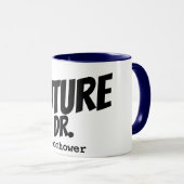 Custom Dr. Name Future Doctor Medical Funny Gift Tasse (VorderseiteRechts)