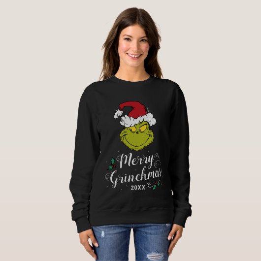 Custom Dr. Seuss | Merry Grinchmas Sweatshirt (Vorne ganz)