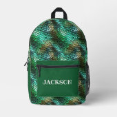 Custom Dragon Skin Bedruckter Rucksack (Vorderseite)