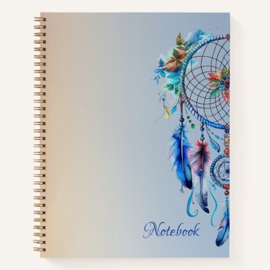 Custom dream catcher Notebook Notizblock (Vorderseite)
