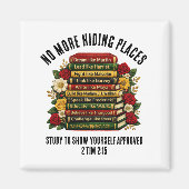 Custom Dream Like Martin Black Heroes Christian Magnet (Vorne)