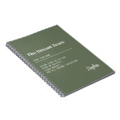 Custom Dream Team Corporate Teamwork Geschenk Notizblock (Rechte Seite)