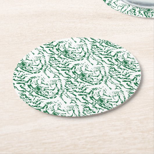 Custom Drink Coasters | Branded & Paperboard Runder Pappuntersetzer (Angewinkelt)