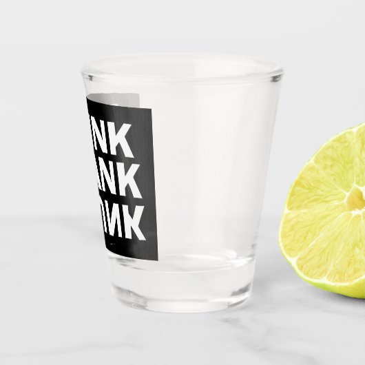 Custom Drink getrunken Betrunkenes Party Shot Gläs Schnapsglas (Rechts)