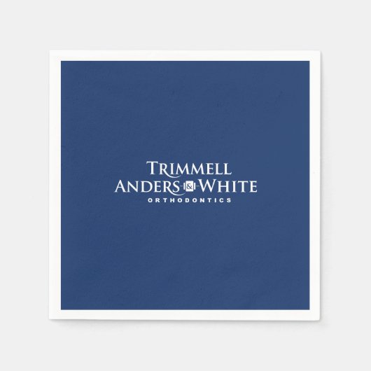 CUSTOM DRUCKBESTELLUNG FÜR Kelsey - 20. Logo-Marin Serviette (Vorderseite)