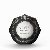 CUSTOM DRUCKDIY MEDAL Silbermeister EDITABLE Fotoblock (Vorderseite)