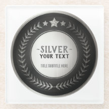 CUSTOM DRUCKDIY MEDAL Silbermeister EDITABLE