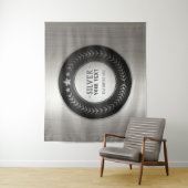 CUSTOM DRUCKDIY MEDAL Silbermeister EDITABLE Wandteppich (Beispiel)