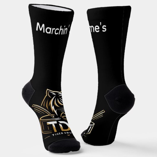 Custom Drumline Marchin Socken (Gewinkelt)