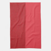 Custom Dual Texture Tomato Red Kitchen Handtuch (Vertikal)