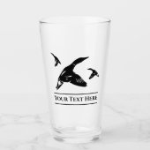 Custom Duck Jagd Bier Glass Tumbler (Vorderseite)