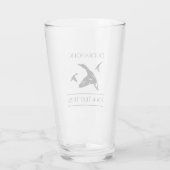 Custom Duck Jagd Bier Glass Tumbler (Rückseite)
