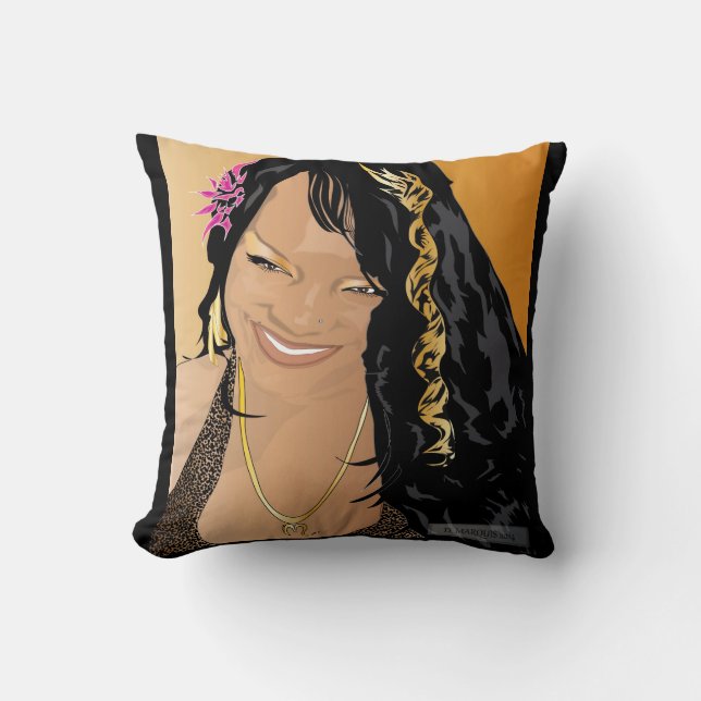 CUSTOM DURCH PILLOW- SHANTINA KISSEN (Vorderseite)