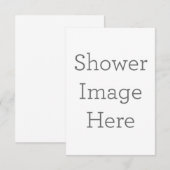 8.89 cm x 12.7 cm Flache Dankeskarte (Vorne/Hinten)