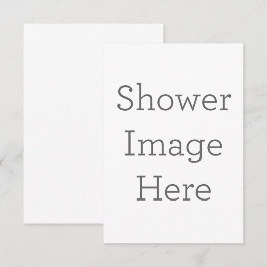 8.89 cm x 12.7 cm Flache Dankeskarte (Vorne/Hinten)