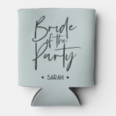 Custom Dusty Blue Bride des Party Can Cooler Dosenkühler (Vorderseite)