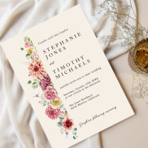 Custom Dusty Rose Mauve Wedding Einladung