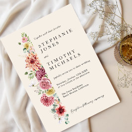 Custom Dusty Rose Mauve Wedding Einladung