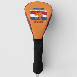 Custom Dutch Flag Orange Lion Team Holland 2025 Golf Headcover