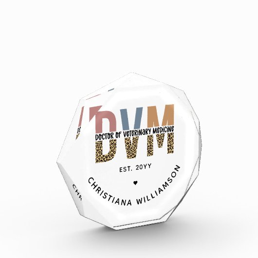 Custom DVM Doctor of Veterinary Medicine Gifts Fotoblock (Links)