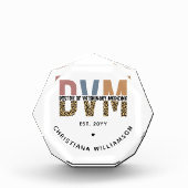 Custom DVM Doctor of Veterinary Medicine Gifts Fotoblock (Vorderseite)