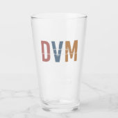 Custom DVM Doctor of Veterinary Medicine Gifts Glas (Vorderseite)