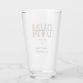 Custom DVM Doctor of Veterinary Medicine Gifts Glas (Rückseite)