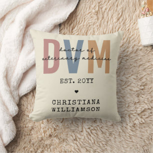 Custom DVM Doctor of Veterinary Medicine Gifts Kissen