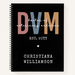 Custom DVM Doctor of Veterinary Medicine Gifts Notizblock