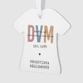 Custom DVM Doctor of Veterinary Medicine Gifts  Ornament (Vorderseite)