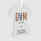 Custom DVM Doctor of Veterinary Medicine Gifts  Ornament (Vorderseite)
