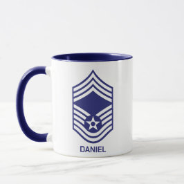Custom E-9 Chief Master Sergeant Rank Air Force Tasse