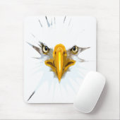 Custom Eagle Head Moderne Pop Art Template Mousepad (Mit Mouse)