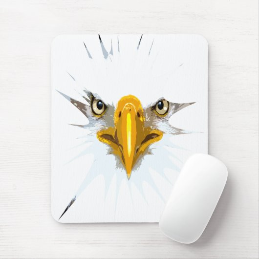 Custom Eagle Head Moderne Pop Art Template Mousepad (Mit Mouse)