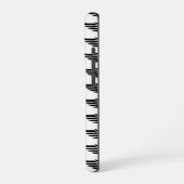 Custom Eagle Wing Black and White iPhone Case Hülle (Linke Seite)